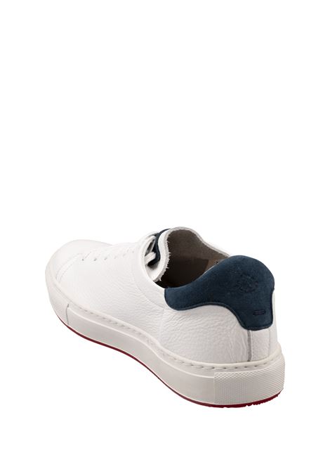 Sneakers In Pelle Bianca Con Spoiler Blu ANDREA VENTURA | PF-GIANNUTRICERVO BIANCO 9000+CACH. PORTO